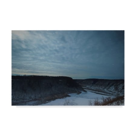 Anthony Paladino 'Winter At Letch Worth State Park' Canvas Art,22x32